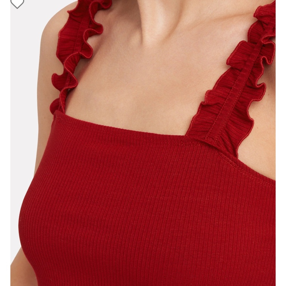 Ivy Ruffle Tank - Intermix - Picture 3 of 5